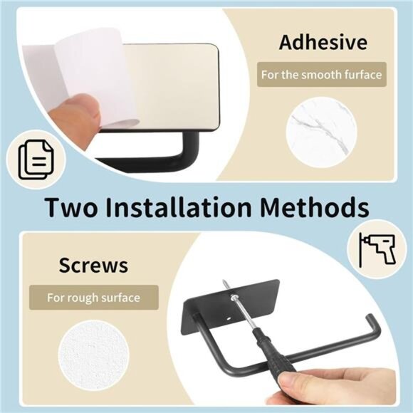 Hat Racks for Baseball Caps 2 Pack, Stainless Steel Adhesive Hat Hanger Hooks - Picture 4 of 8